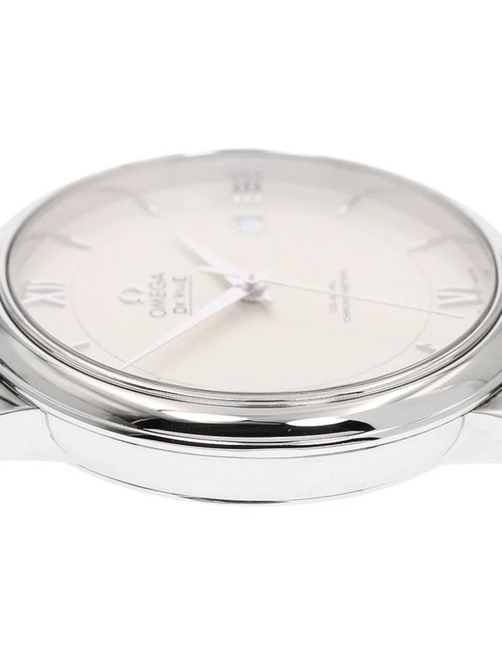 OMEGA De Ville Prestige Coaxial 424.13.40.20.02.001 Silver Dial AT Men's_968947